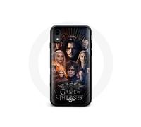 Coque pour Iphone XS Max Game of Thrones Saison 8 Le Trône de Fer L'affiche de L'équipage Logo Aigle Gris