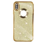 Coque pour iPhone XS Max Paillette Amovible Silicone Gel Série Protecam Spark Or