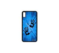 Coque pour iPhone XS Max silicone empreinte main trace de 512 Go explosion