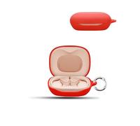 Coque pour JBL Sense Lite écouteurs sans Fil,daunke étui de Protection Souple en Silicone，étui Doux pour la Peau avec Boucle Ronde, Protection complète, Rouge