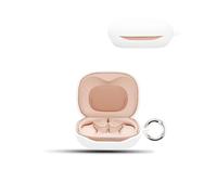 Coque pour JBL Sense Lite écouteurs sans Fil,daunke étui de Protection Souple en Silicone，étui Doux pour la Peau avec Boucle Ronde, Protection complète, Blanc