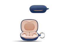 Coque pour JBL Sense Lite écouteurs sans Fil,daunke étui de Protection Souple en Silicone，étui Doux pour la Peau avec Boucle Ronde, Protection complète, Bleu