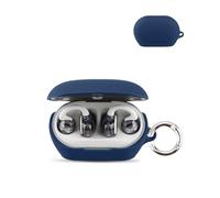 Coque pour JBL Soundgear Clips écouteurs sans Fil,daunke étui de Protection Souple en Silicone，étui Doux pour la Peau avec Boucle Ronde, Protection complète, Bleu foncé