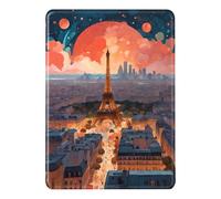 Coque pour Kindle Paperwhite 12e Gén 2024 Housse Flip Silicone Housse Kindle Colorsoft Réveil Auto ou Sommeil PU TPU Case Livre Papillons Aurore Forêt Motif Signature Edition Etui 7" (Color 3)