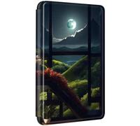 Coque pour Kindle Paperwhite 2018 10e Génération Flip Etui Cuir PU Silicone Case Magnétique Auto Veille/Réveil Anti Chute Cas Champ Peinture Arbre Motif Housse Kindle Paperwhite 10eme Gen (6)