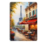 Coque pour Kindle Paperwhite 2021 11e Gén Flip Etui Cuir PU Silicone Case Magnétique Auto Veille/Réveil Mince Cas Spécial Montagne Mois Motif Anti Chute Housse Kindle Paperwhite 6,8" (1)