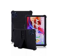 Coque pour KINGRID T90 11 Pouces,daunke Silicone Souple,avec Support Rabattable,Légère aux Chocs,Anti-Rayures,Protection complète,Noir