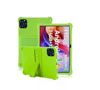 Coque pour KINGRID T90 11 Pouces,daunke Silicone Souple,avec Support Rabattable,Légère aux Chocs,Anti-Rayures,Protection complète,Vert