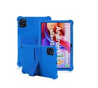 Coque pour KINGRID T90 11 Pouces,daunke Silicone Souple,avec Support Rabattable,Légère aux Chocs,Anti-Rayures,Protection complète,Bleu