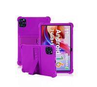 Coque pour KINGRID T90 11 Pouces,daunke Silicone Souple,avec Support Rabattable,Légère aux Chocs,Anti-Rayures,Protection complète,Violet