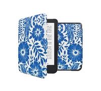 imoshion Design Slim Hard Case Sleepcover pour Kobo Clara 2E / Tolino Shine 4 - Flower Tile