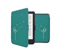 imoshion Design Slim Hard Case Sleepcover pour Kobo Clara 2E / Tolino Shine 4 - Green Dandelion