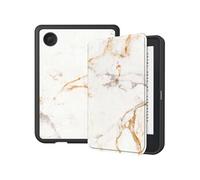 Coque pour Kobo Clara 2E,Tolino Shine 4 Design Slim Soft Case Sleepcover Bookcase zonder stand Blanc