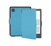 imoshion Étui de liseuse portefeuille Slim Hard pour Kobo Clara 2E / Tolino Shine 4 - Bleu clair