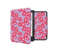 imoshion Design Slim Hard Case Sleepcover pour Kobo Clara Colour / BW - Dusty Rose Blossom