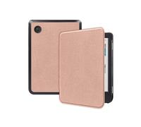 imoshion Étui de liseuse portefeuille Slim Hard pour Kobo Clara Colour / BW - Rose Doré