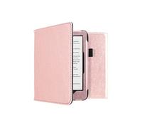 Coque Kobo Clara HD Étui de liseuse portefeuille en cuir végan iMoshion Rose dorée