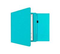 Coque pour Kobo Elipsa 2E Etui de liseuse portefeuille en cuir végan Bleu clair