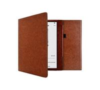 imoshion Étui de liseuse portefeuille en cuir végan pour Kobo Elipsa 2E - Marron foncé