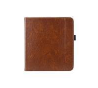 Coque pour Kobo Forma Etui de téléphone portefeuille Luxe Uni Marron