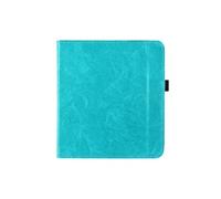 Coque pour Kobo Forma Etui de téléphone portefeuille Luxe Uni Turquoise