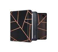 Coque pour Kobo Libra 2 Design Slim Hard Case Sleepcover Bookcase met stand Noir