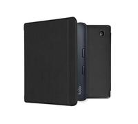 imoshion Étui de liseuse portefeuille Slim Hard pour Kobo Libra 2 / Tolino Vision 6 - Noir