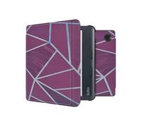 imoshion imoshion Design Slim Hard Sleepcover avec support Kobo Libra Colour / Tolino Vision Color Bordeaux Graphic Multicolore