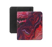 Selencia Étui de liseuse portefeuille Vivid pour Kobo Libra Colour - Marble Purple