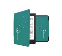 imoshion Design Slim Hard Case Sleepcover pour Kobo Nia - Green Dandelion