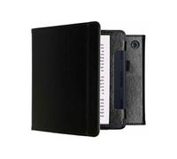 Coque pour Kobo Sage Etui de liseuse portefeuille en cuir végan Noir