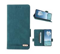 COQUE pour l’étui de téléphone Blackberry Key 2, étui de Protection à Rabat de Fermeture magnétique intégré Conception de Fente pour Carte-Vert