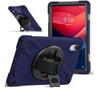 Coque pour Lenovo Idea Tab K11 2ème Gén 11" TB-336FU TB-336ZU 2025, Antichoc Armure Robuste Étui avec Support Rotatif à 360 Degrés et Dragonne, TPU + PC Housse pour Lenovo Idea Tab K11 2ème Gén 11"