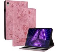 Coque pour Lenovo M10 Plus FLOODKING, Support avec Porte-Stylet Intégré,Rose Rose G