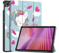 Coque pour Lenovo Tab 2025 10.1 Pouces (TB-311FU/TB-311XU) Tablette Housse de Protection en Cuir PU ?tui Magn¿¿tique Ultra-Mince avec Fonction Support, R¿¿vei/Sommeil Automatique,Unicorn