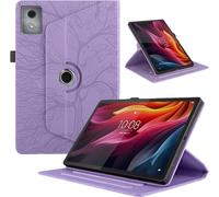 Coque Pour Lenovo Tab K11 Plus/Lenovo Tab M11 Plus 11.45 Pouces Etui Premium Cuir Pu Rotatif À 360 Antichoc Degrés Flip Case Cover Fonction Support Housse - Violet