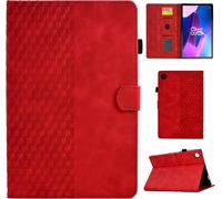 Coque pour Lenovo Tab M10 3¿¿me g¿¿n¿¿ration 10.1"" 2022 Housse TB-328F/TB-328X, Housse de Protection en Cuir PU ?tui Case Tablette ?tui pour Lenovo Tab M10 3rd Gen 10.1 Pouces 2022, Rouge