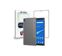 Coque pour Lenovo Tab M10 FHD PLUS 10.3 Gel Silicone ULTRA FINE Antichoc, Transparent + Film VERRE Trempé