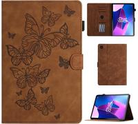 Coque Pour Lenovo Tab M10 Plus 3rd Gen 10,6 Pouces, Étui De Protection Case Tablette Housse Smart Cover Avec Réveil/Veille Auto Pour Lenovo Tab M10 Plus 3ème Génération 2022 (Tb125/Tb128), Brun