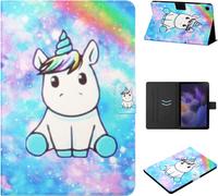 Coque Pour Lenovo Tab M10 Plus 3rd Gen 2022 Étui Housse De Protection En Cuir Pu Multi-Angle Avec Support Fonction Flip Case Pour Lenovo Tab M10 Plus 3rd Gen 10,6'' Tb-125fu/128fu, Licorne