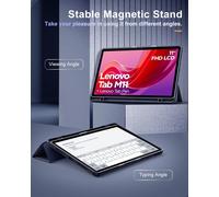 Coque Pour Lenovo Tab M11 11"" 2024 Tb330 Avec Porte-Stylet, Mince Étui Tri-Fold Transparente En Pc, Coque Avec Réveil/Sommeil Auto Pour Lenovo Tab M11, Indigo