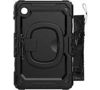 Avizar Coque pour Lenovo Tab M11 Antichoc Poignée rotative Sangle de transport Noir