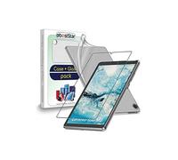 Coque pour Lenovo Tab M8 2021 (3rd gen), M8 HD 2019 Gel Silicone ULTRA FINE Antichoc, Transparent + Film VERRE Trempé