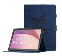 Coque pour Lenovo Tab M9 (9 Pouces) TB-310FU 2023 Housse de Protection Multi-Angles Étui en Cuir PU avec Fente pour Carte, Auto Réveil/Sommeil, Bleu Marine