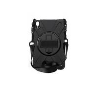 Coque pour Lenovo Tab P11 Pro avec Poignée Rotative Béquille et Bandoulière Noir