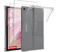 Coque pour Lenovo Tab Plus 11.5 Pouces + [2 Pi¿¿ces] Verre Tremp¿¿, Souple Silicone Protection ?tui, [Antichoc], [Anti-Rayures], Ultra Mince Transparente Housse Case pour Lenovo Tab Plus
