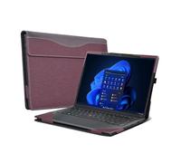 Coque pour Lenovo ThinkPad E14 Gen 5 | Yoga Slim 7 Pro 14IHU5 | pour Samsung Galaxy Book 3 Pro NP940XFG 14" Book 3 [pas d'autres modèles] Étui de protection en polyuréthane (14-bordeaux)