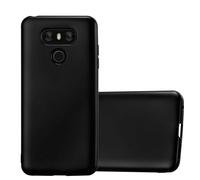 cadorabo Coque pour LG G6 en Metallic Noir - Housse Protection Souple en Silicone TPU avec Anti-Choc et Anti-Rayures - Ultra Slim Fin Gel Case Cover Bumper