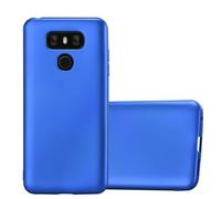 cadorabo Coque pour LG G6 en Metallic Bleu - Housse Protection Souple en Silicone TPU avec Anti-Choc et Anti-Rayures - Ultra Slim Fin Gel Case Cover Bumper
