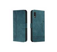 Coque pour LG K22 Protection Portefeuille Etui à Rabat Housse en Cuir PU avec Antichoc TPU Magnétique Flip Pochette Housse Vert